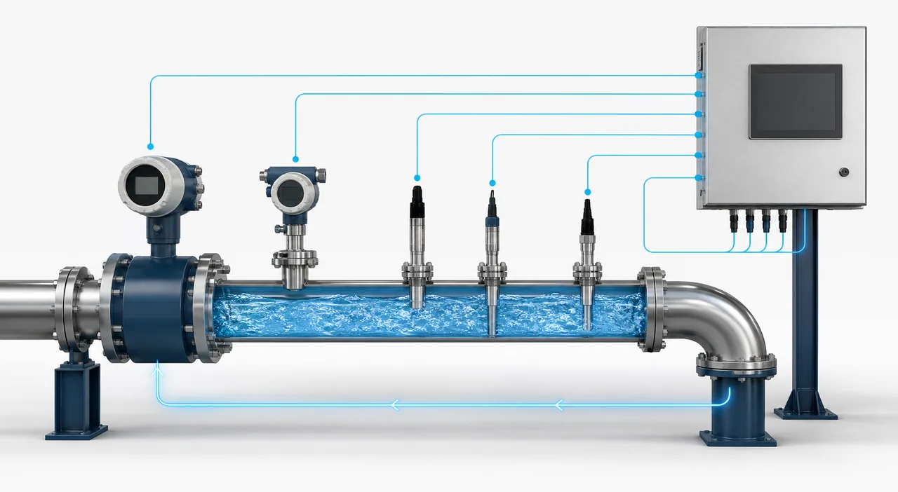 Instrumentation & Sensors working principle and structure illustration