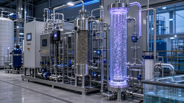 Heterogeneous Catalytic Ozone Oxidation: AOP upgrades for refractory TOC in industrial effluents water treatment solution illustration