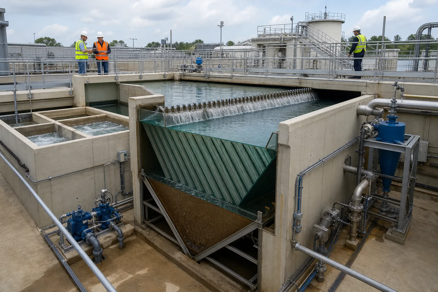 Why is a high-rate clarifier faster than a conventional clarifier?