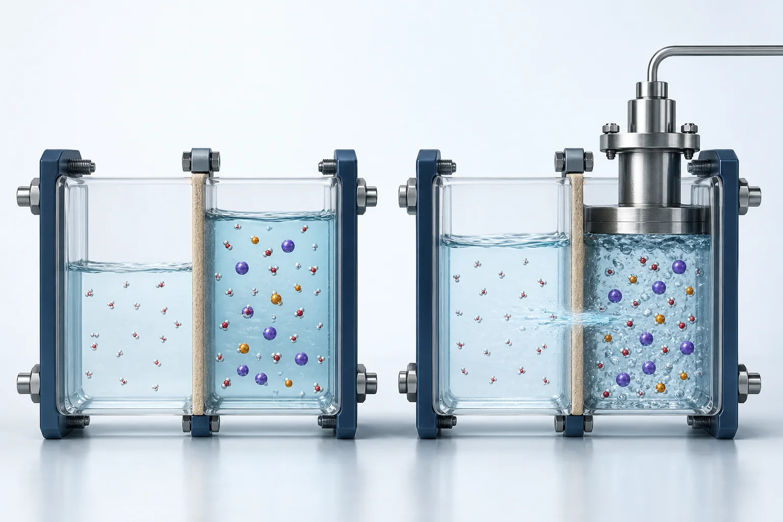 How does reverse osmosis remove salt?
